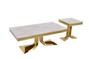 ET2003G 20X20X21 STAINLESS STEEL END  TABLE GOLD - 210000007937