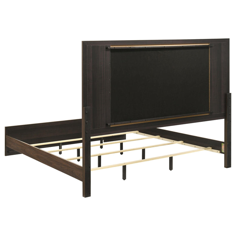 Etienne 5-piece Eastern King Bedroom Set Walnut - 225121KE-S5