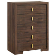 Etienne 5-piece Full Bedroom Set Walnut - 225121F-S5