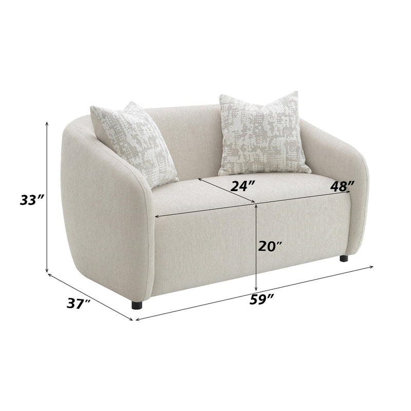 Etienne Loveseat w/2 Pillows - LV03581