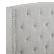 Eva Dove Gray King Upholstered Bed - DMV FurnitureKing Bed