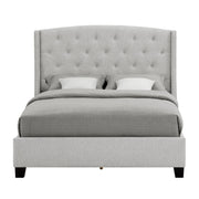Eva Dove Gray Queen Upholstered Bed - DMV FurnitureQueen Bed