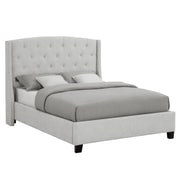 Eva Dove Gray Queen Upholstered Bed - DMV FurnitureQueen Bed
