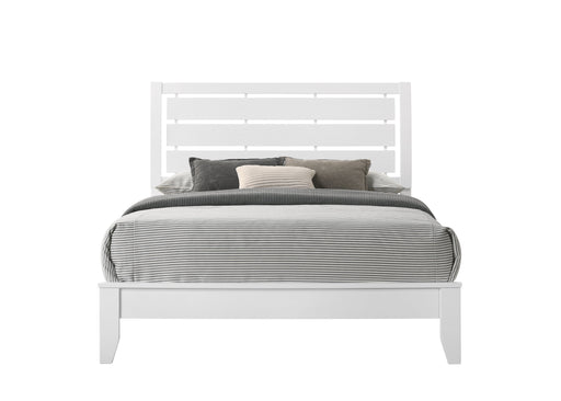 Evan White Queen Panel Bed - DMV FurnitureQueen Bed