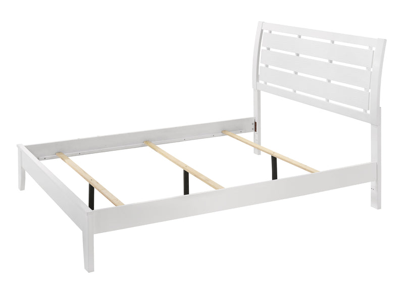 Evan White Queen Panel Bed - DMV FurnitureQueen Bed
