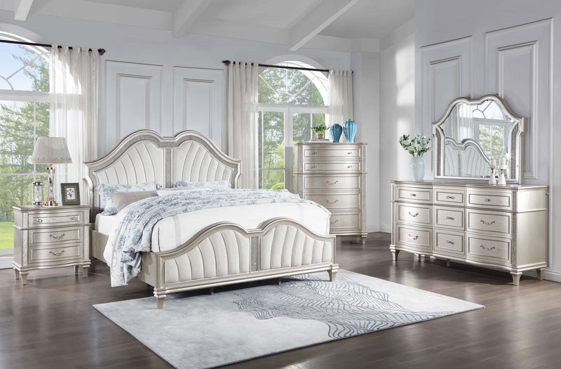 Evangeline Dresser Mirror Silver Oak - 223394