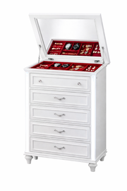 Evangeline White King 5 Piece - EVANGELINE-WT-K-5PC