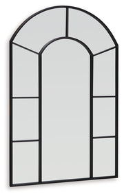 Evengton Black Accent Mirror - A8010319