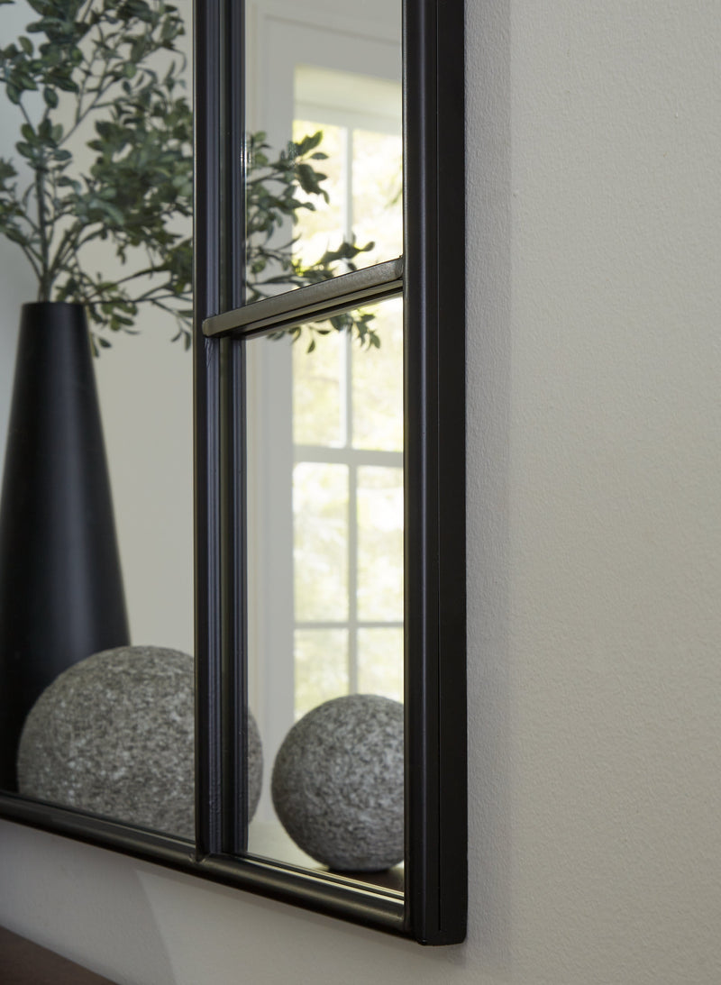Evengton Black Accent Mirror - A8010319
