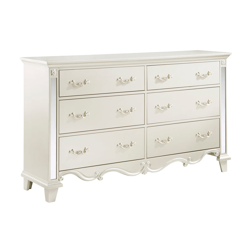 Ever Champagne Mirrored Upholstered Panel Bedroom Set - DMV FurnitureBedroom Set