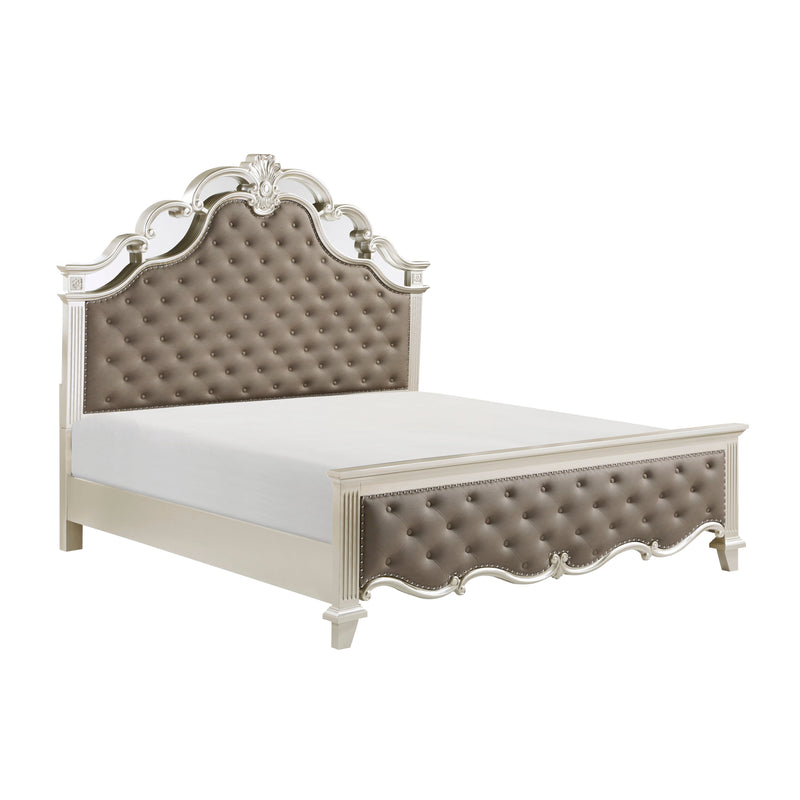 Ever Champagne Mirrored Upholstered Panel Bedroom Set - DMV FurnitureBedroom Set