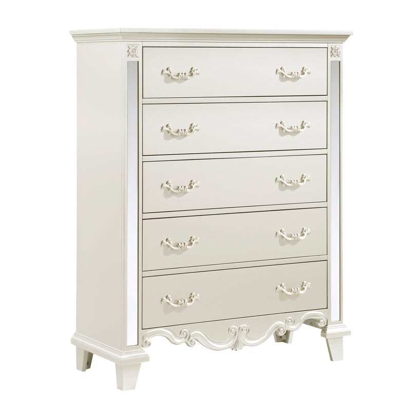 Ever Champagne Mirrored Upholstered Panel Bedroom Set - DMV FurnitureBedroom Set