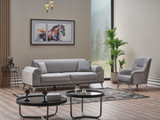 Everest Convertible Sofa Light Grey in Light Grey - 101-EVE-LUP18-3