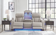 [EXCLUSIVE] Boyington Sofa, Loveseat and Recliner in Gray - DMV FurniturePower Reclining Living Room Set