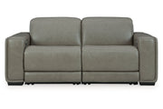 [EXCLUSIVE] Correze Gray 2 - Piece Power Reclining Sectional Loveseat - DMV FurniturePower Reclining Loveseat