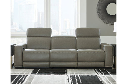 [EXCLUSIVE] Correze Gray 3 - Piece Power Reclining Sofa - DMV FurniturePower Reclining Sofa