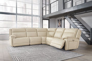 [EXCLUSIVE] Double Deal Almond 5 - Piece Power Reclining Sectional - DMV FurniturePower Reclining Sectional