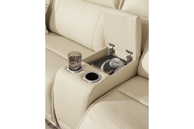 [EXCLUSIVE] Double Deal Almond 6 - Piece Power Reclining Sectional - DMV FurniturePower Reclining Sectional