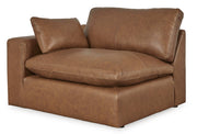 [EXCLUSIVE] Emilia Caramel Leather 3 - Piece Sofa - DMV FurnitureSectional