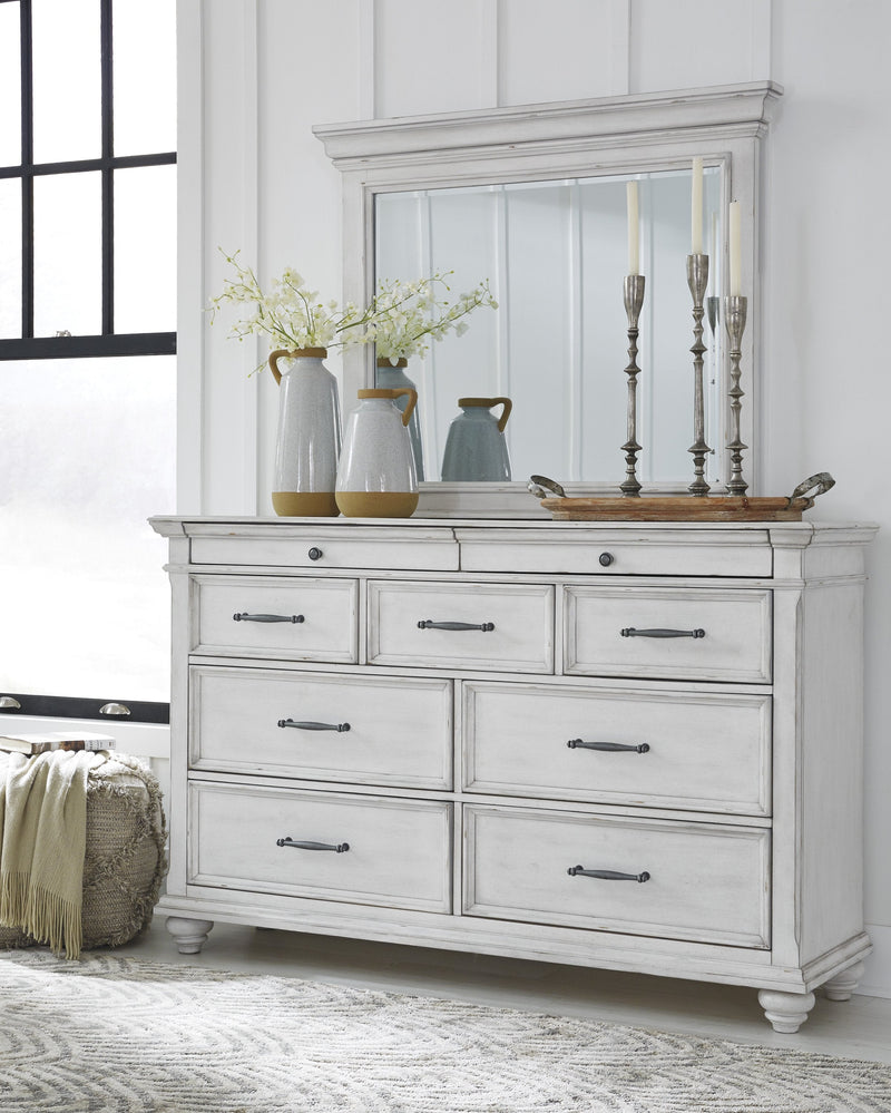 [EXCLUSIVE] Kanwyn Whitewash Panel Bedroom Set - DMV FurnitureBedroom Set