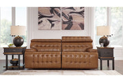 [EXCLUSIVE] Temmpton Chocolate 2 - Piece Power Reclining Sectional Loveseat - DMV FurniturePower Reclining Loveseat