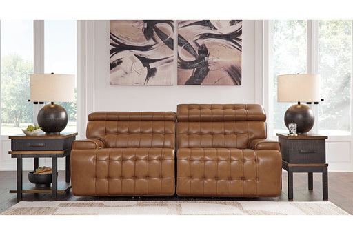 [EXCLUSIVE] Temmpton Chocolate 2 - Piece Power Reclining Sectional Loveseat - DMV FurniturePower Reclining Loveseat