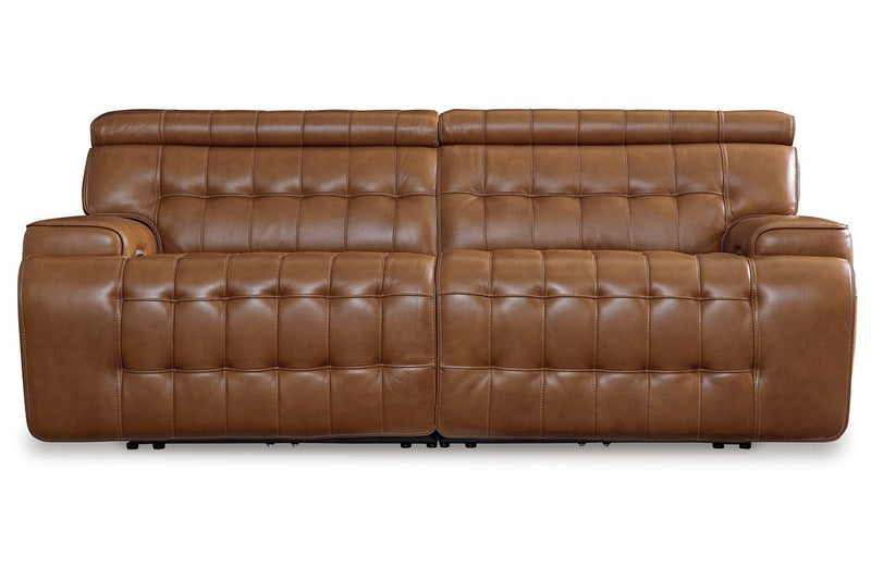 [EXCLUSIVE] Temmpton Chocolate 2 - Piece Power Reclining Sectional Loveseat - DMV FurniturePower Reclining Loveseat