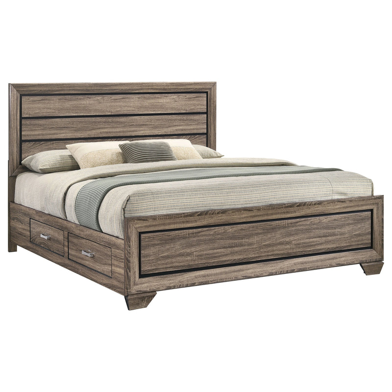 Kauffman Panel Platform Storage Bed