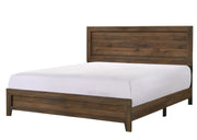 Crown Mark Millie King Panel Bed in Brown Cherry image