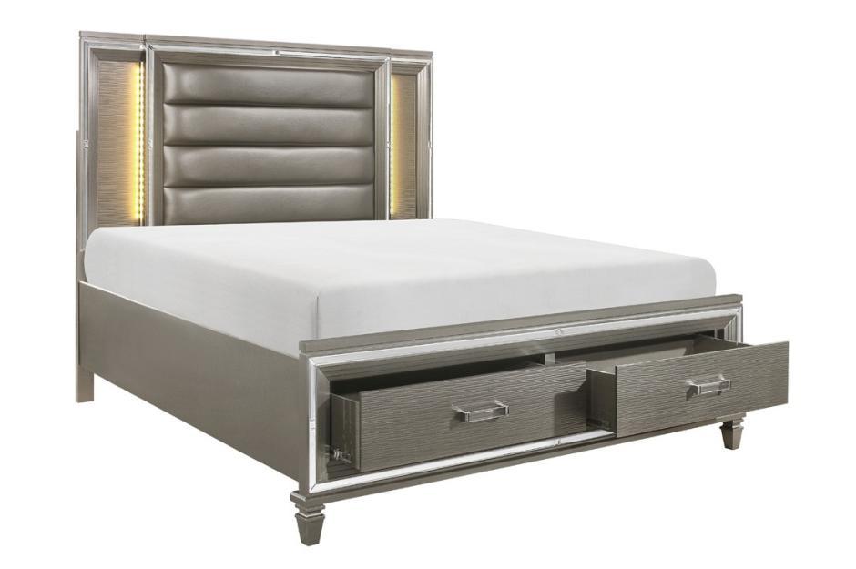 Tamsin 3 Piece Queen Platform Bedroom Set 1616-1-3Set | Homelegance