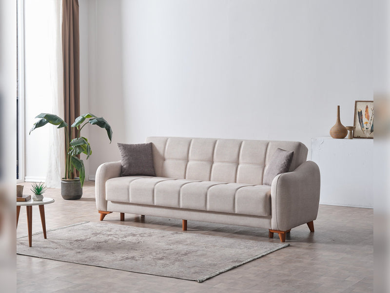 Fabia 3-pieces (Sofa & Loveseat & Chair) Livingroom in Cream - 200-ELIF-FAB-A413-321