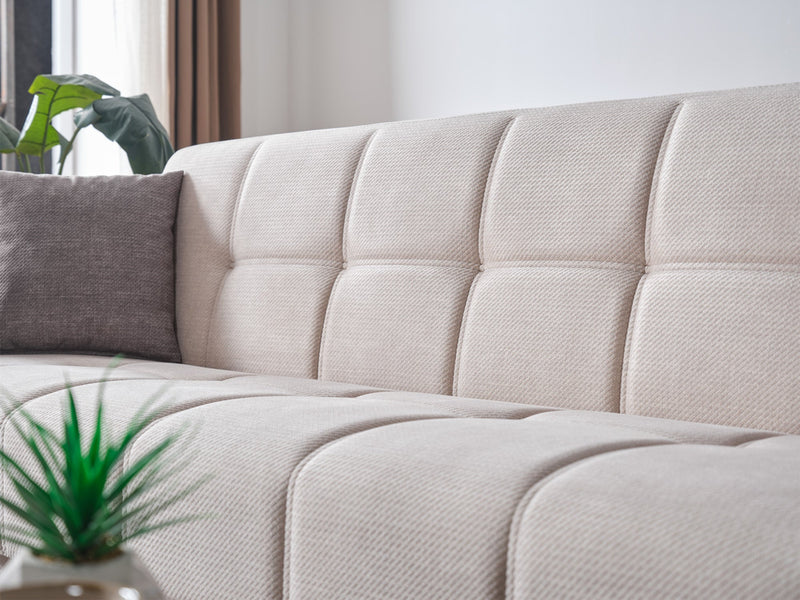 Fabia 3-pieces (Sofa & Loveseat & Chair) Livingroom in Cream - 200-ELIF-FAB-A413-321