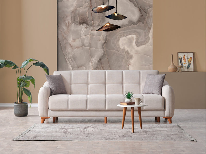 Fabia 3-pieces (Sofa & Loveseat & Chair) Livingroom in Cream - 200-ELIF-FAB-A413-321