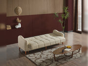 Fabia Convertible Loveseat in Cream - 200-ELIF-FAB-A413-2