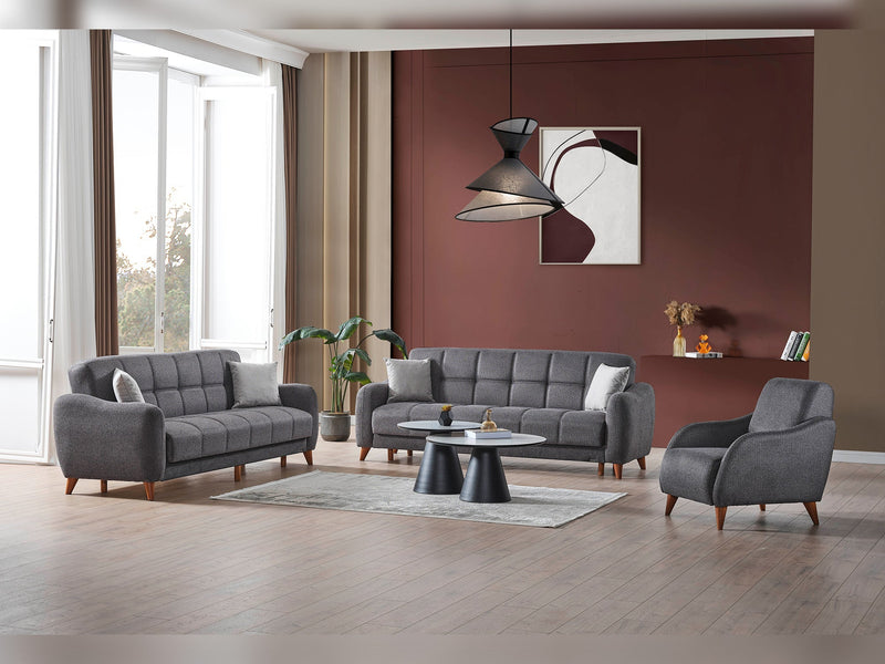 Fabia Convertible Loveseat in Cream - 200-ELIF-FAB-A413-2