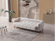 Fabia Convertible Loveseat in Cream - 200-ELIF-FAB-A413-2