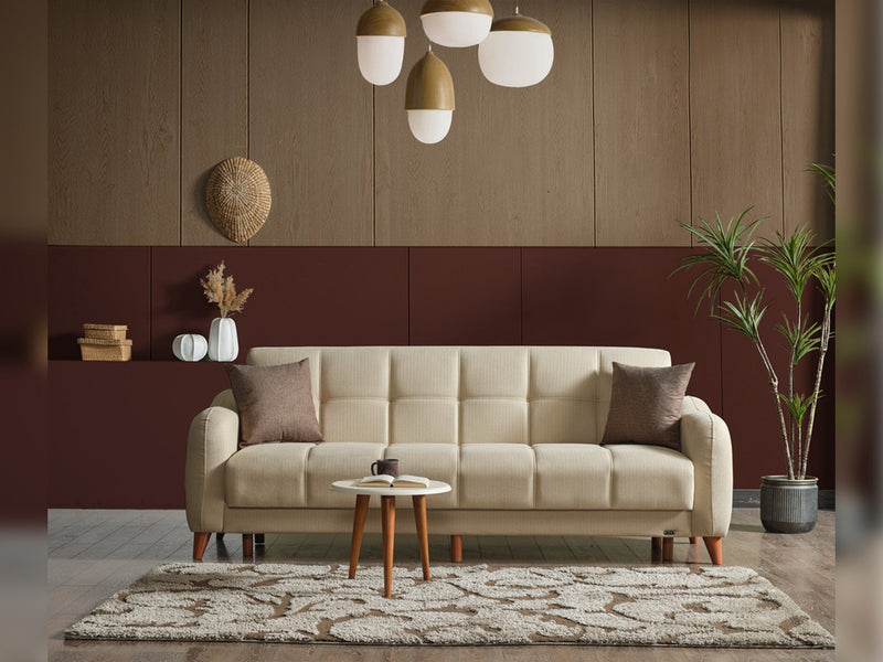 Fabia Convertible Sofa in Beige - 200-ELIF-FAB-A412-3