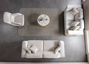 Fabiana Ivory Velvet Chair - FABIANAIV-CHAIR