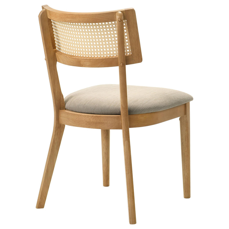 Fabra Cane Back Side Chair Honey Wheat (Set of 2) - 190182