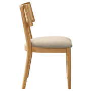 Fabra Cane Back Side Chair Honey Wheat (Set of 2) - 190182