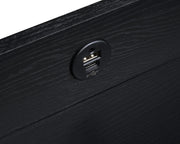 Fabre 1-drawer Extendable Top Nightstand Bedside Table Black Ash - 305792BLK