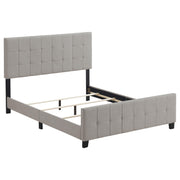 Fairfield Upholstered Eastern King Panel Bed Beige - 305952KE