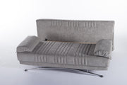Fantasy 3 Seat Sleeper (Valencia Grey Plain Fabric) 1 Piece - DMV FurnitureSleeper Sofa