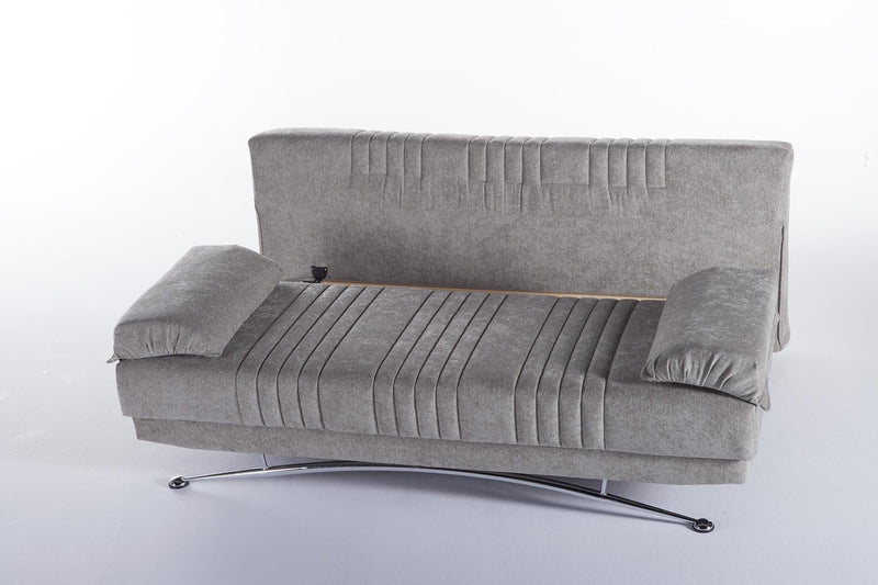 Fantasy 3 Seat Sleeper (Valencia Grey Plain Fabric) 1 Piece - DMV FurnitureSleeper Sofa