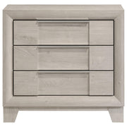 Farre 2-drawer Nightstand Bedside Table Washed Grey - 225112