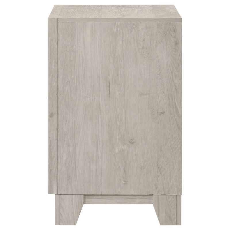 Farre 2-drawer Nightstand Bedside Table Washed Grey - 225112