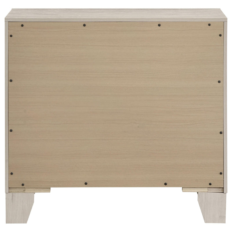 Farre 2-drawer Nightstand Bedside Table Washed Grey - 225112