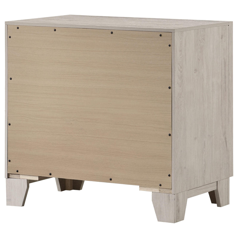 Farre 2-drawer Nightstand Bedside Table Washed Grey - 225112