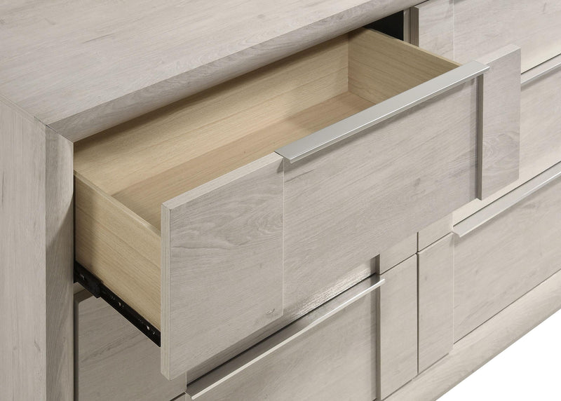 Farre 4-piece Eastern King Bedroom Set Washed Grey - 225110KE-S4