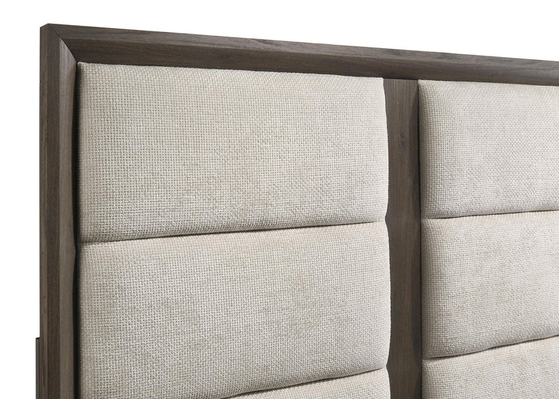 Farre 4-piece Eastern King Storage Bedroom Set Dark Brown / Beige - 225320KE-S4
